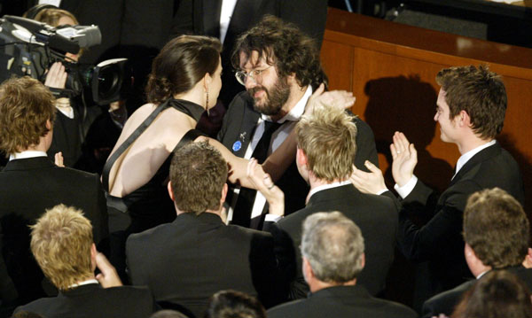 with Peter Jackson - at the Oscars 2004
