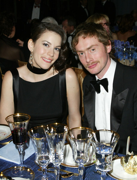 with husband Royston Langdon - at Oscars 2004