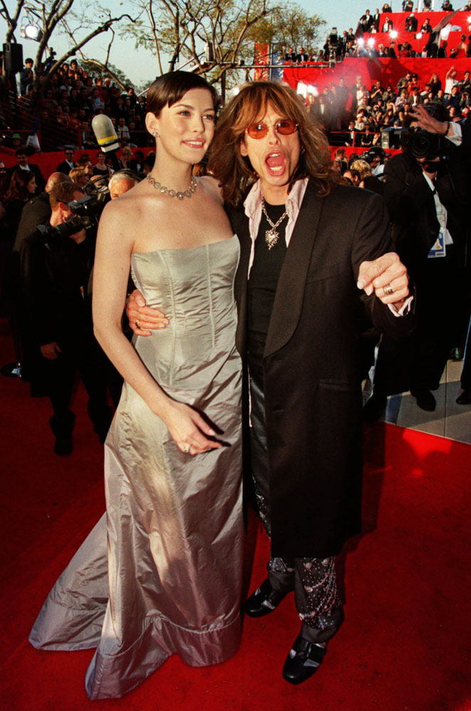 with dad Steven Tyler - at Oscars 1999