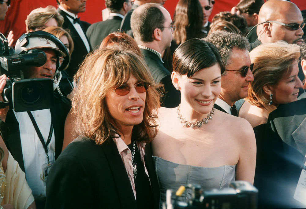 with dad Steven Tyler - at Oscars 1999