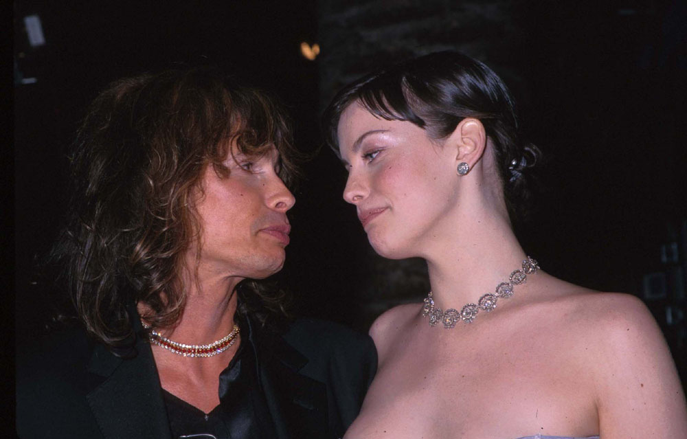 with dad Steven Tyler - at Oscars 1999