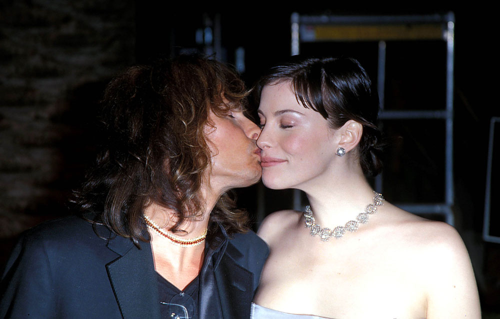 with dad Steven Tyler - at Oscars 1999