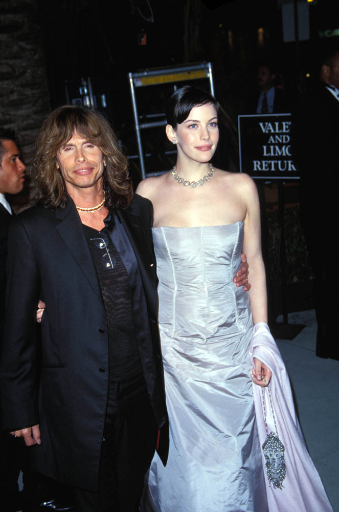with dad Steven Tyler - at Oscars 1999