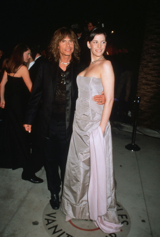 with dad Steven Tyler - at Oscars 1999