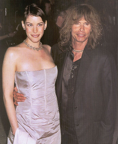 with dad - Steven Tyler, at Oscars 1999