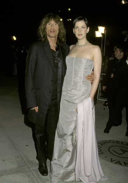 with dad Steven Tyler - at Oscars 1999