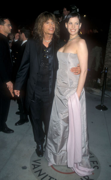 with dad Steven Tyler - at Oscars 1999