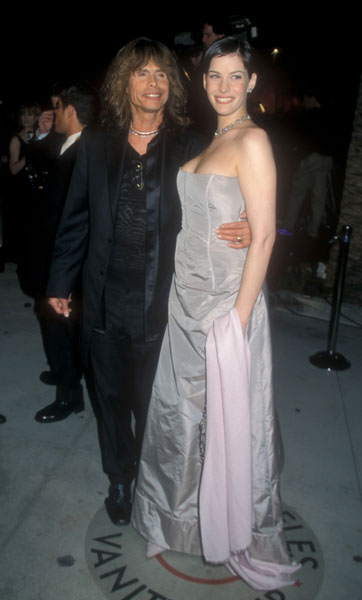 with dad Steven Tyler - at Oscars 1999