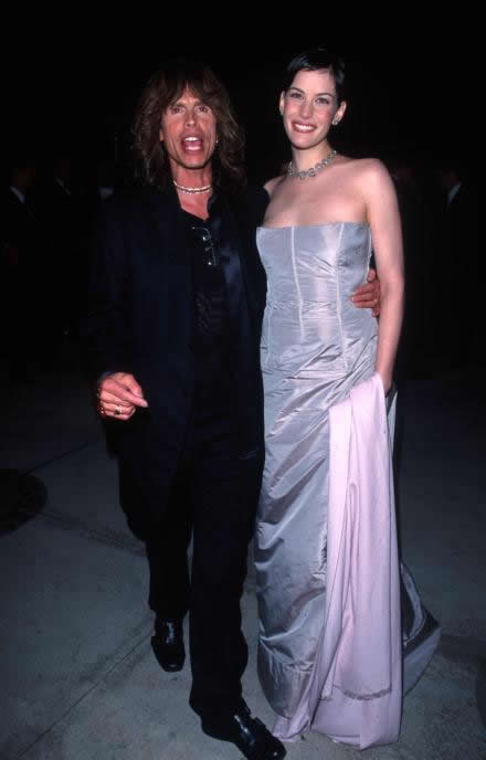 with dad Steven Tyler - at Oscars 1999