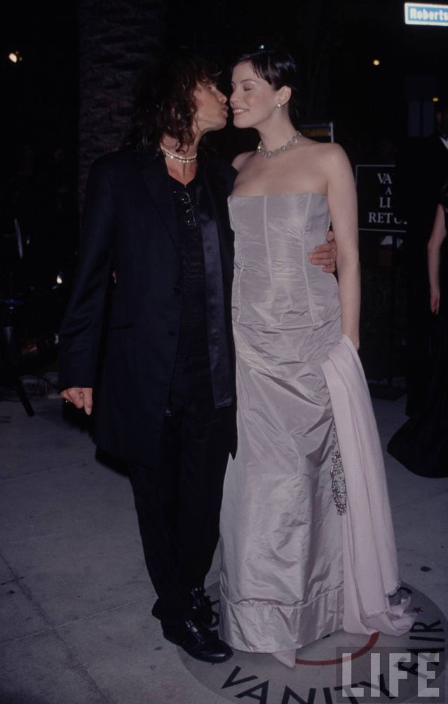 with dad - Steven Tyler, at Oscars 1999