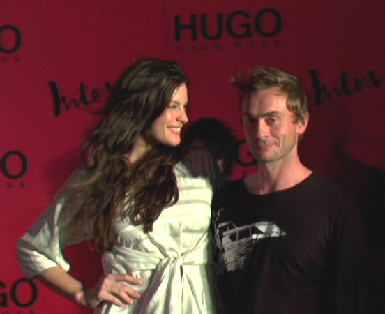 with husband - Royston Langdon