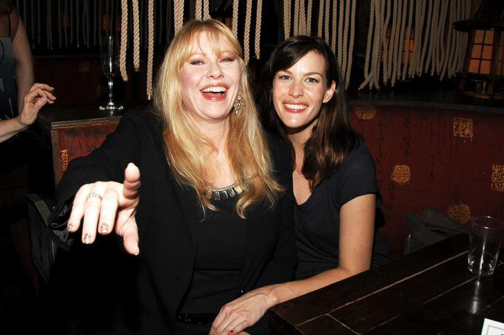 with mom - Bebe Buell