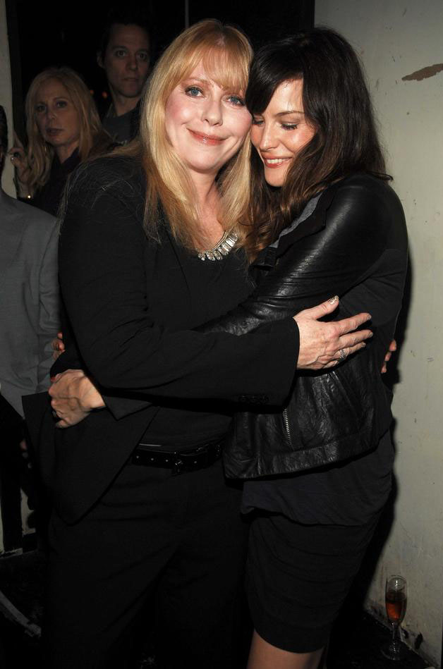 with mom - Bebe Buell