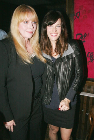 with mom - Bebe Buell