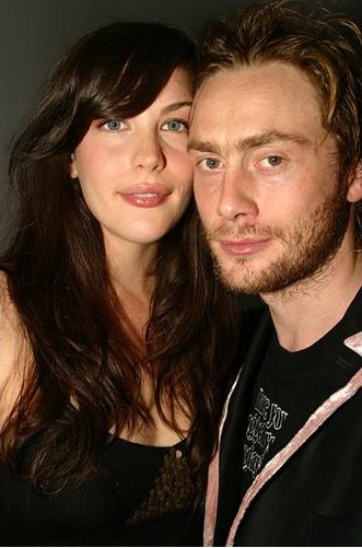 with husband Royston Langdon - at Launch party of Burberry Brit fragrance, New York, September 18th 2003