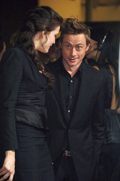 with husband - Royston Langdon