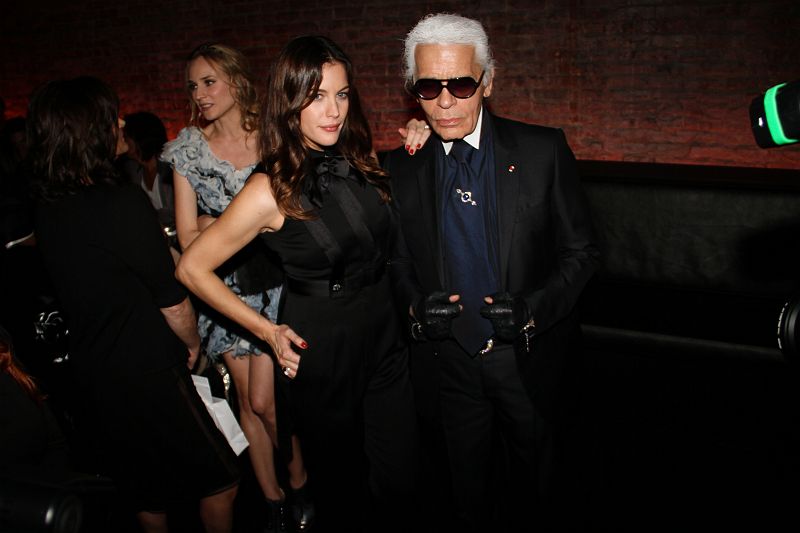 with Karl Lagerfeld