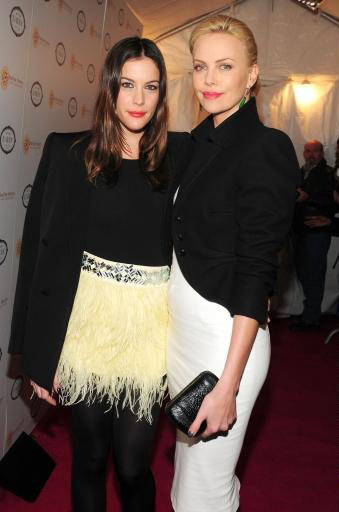 with Charlize Theron