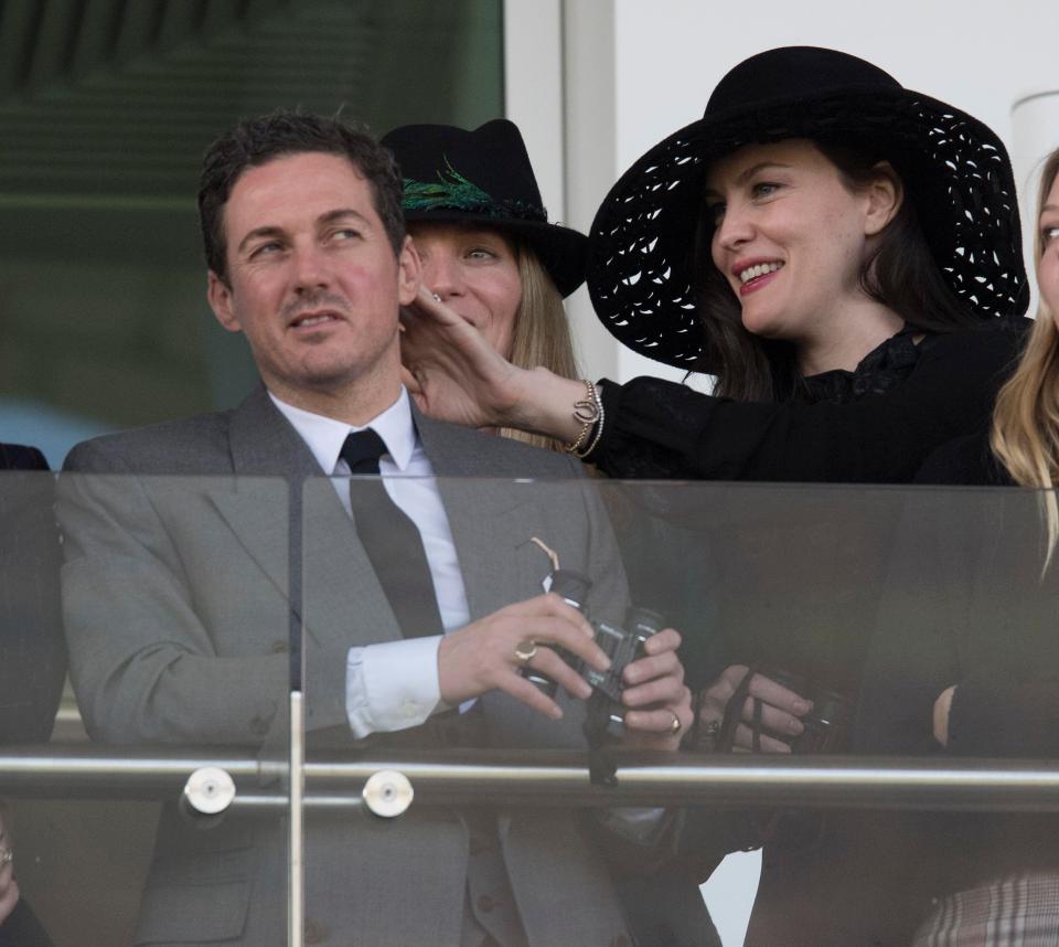 with fiance David Gardner