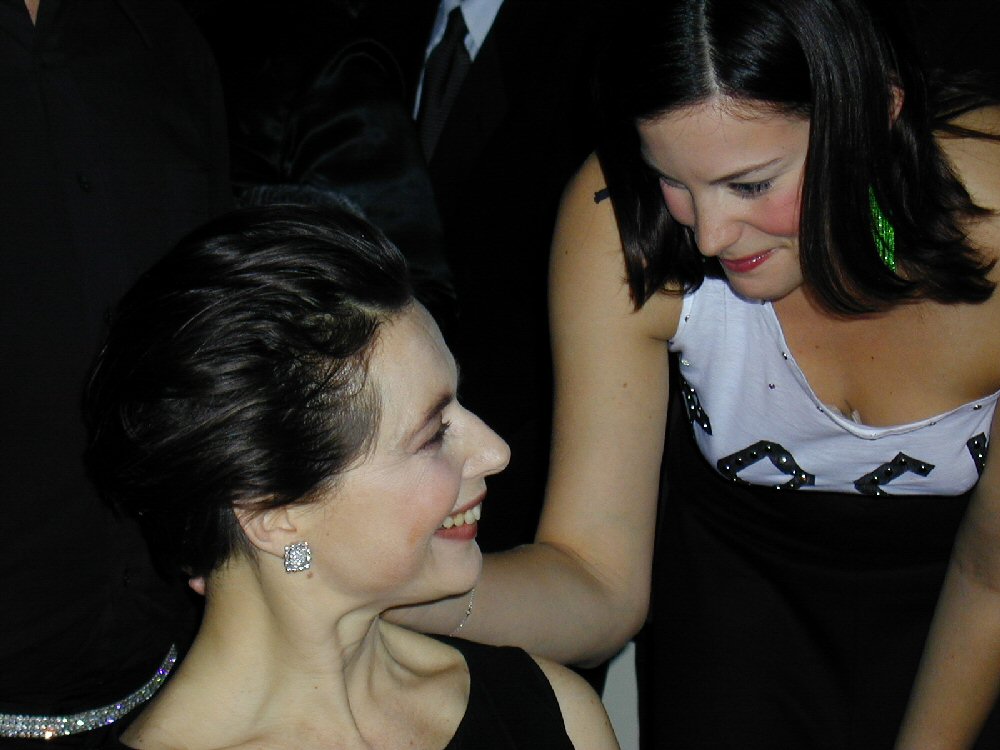 with Isabella Rossellini