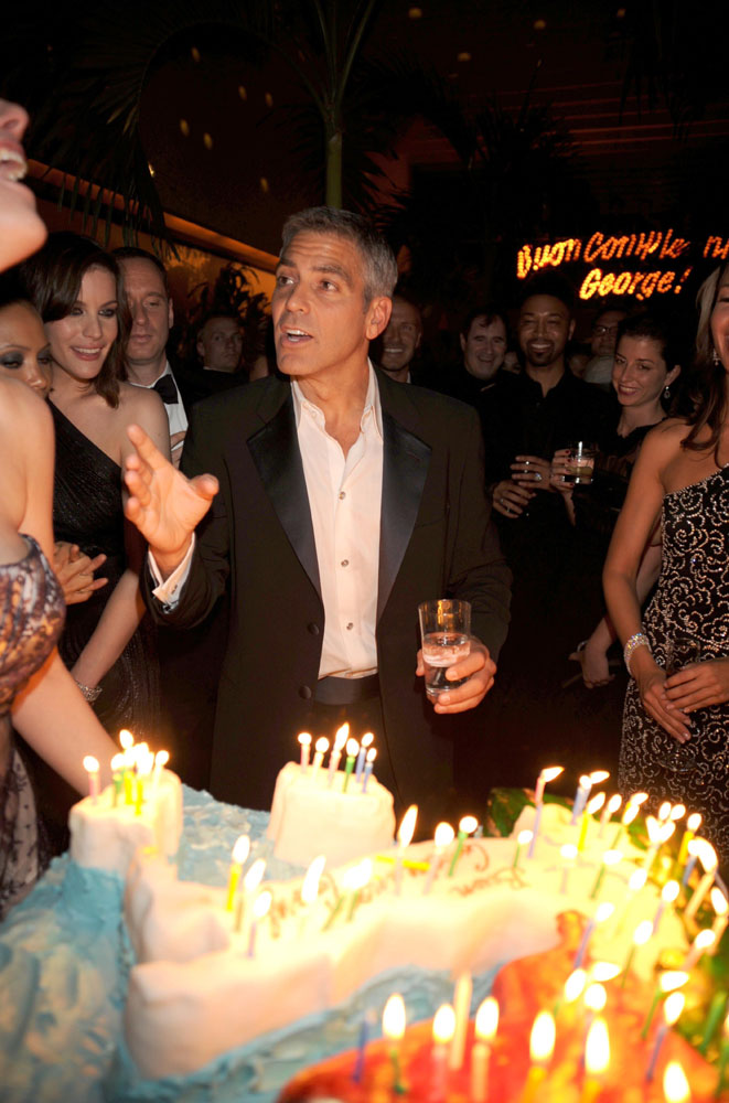 with George Clooney