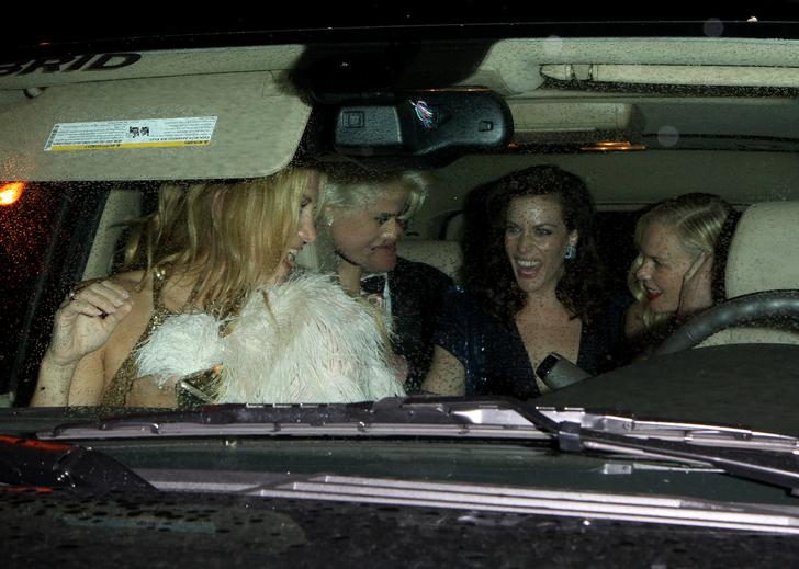 with Kate Hudson, Agyness Deyn and Kate Bosworth