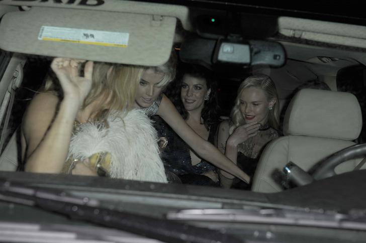 with Kate Hudson, Agyness Deyn and Kate Bosworth