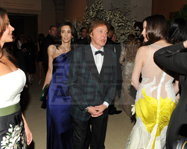 with Nancy Shevell and Paul McCartney