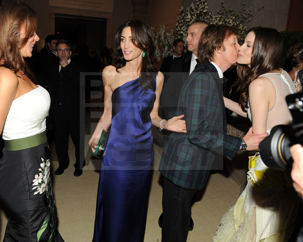 with Nancy Shevell and Paul McCartney