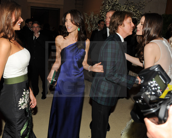 with Nancy Shevell and Paul McCartney