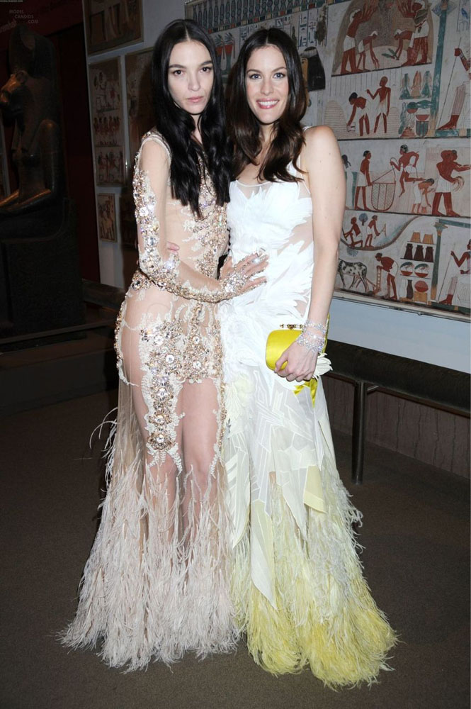 with Mariacarla Boscono