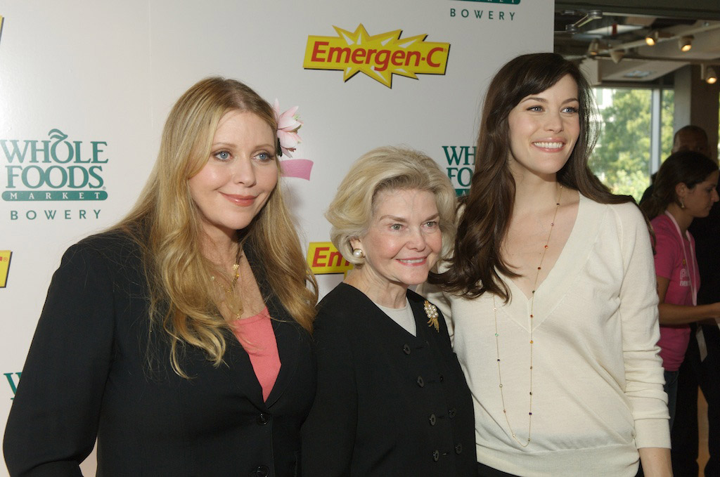 with mom Bebe Buell and grandmother Dorothea Johnson
