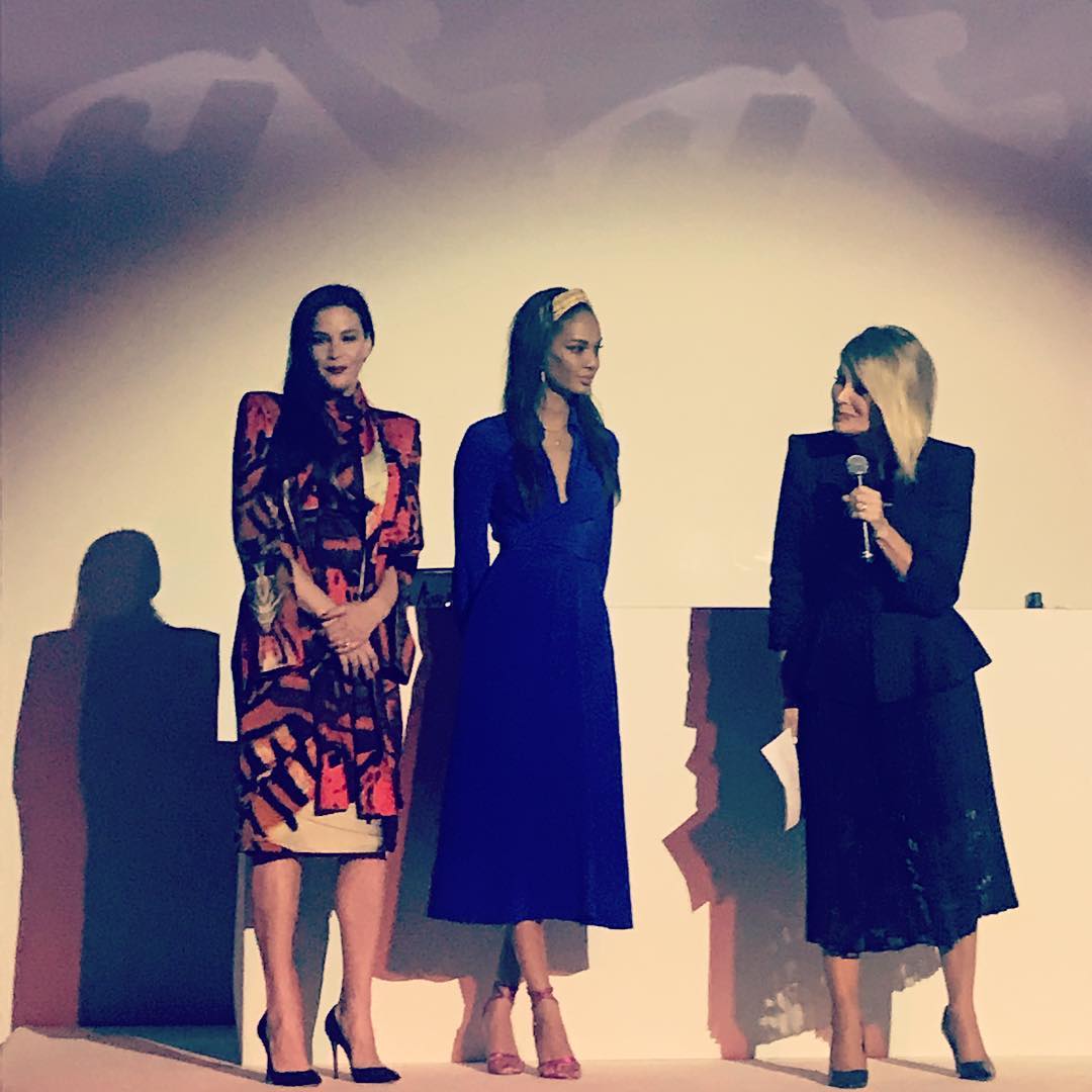 with Joan Smalls, from Jennrev's Instagram