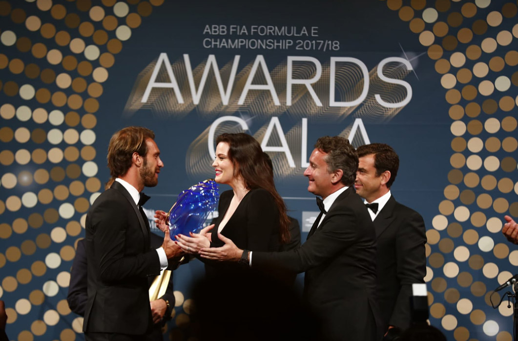 with Jean-Eric Vergne and Alejandro Agag