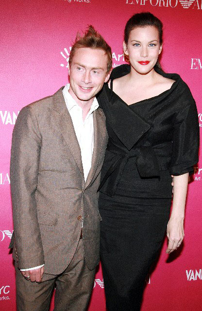 with husband - Royston Langdon