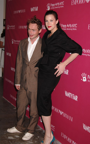 with husband - Royston Langdon