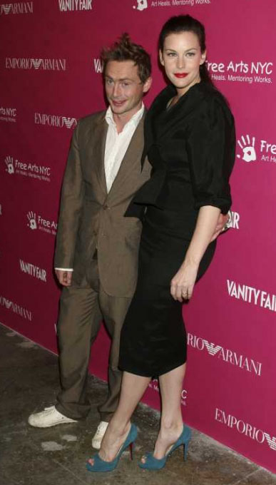with husband - Royston Langdon