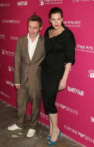with husband - Royston Langdon