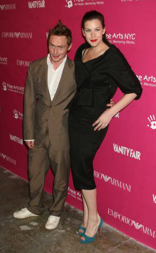 with husband - Royston Langdon