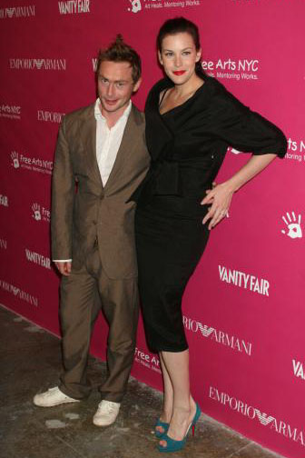 with husband - Royston Langdon
