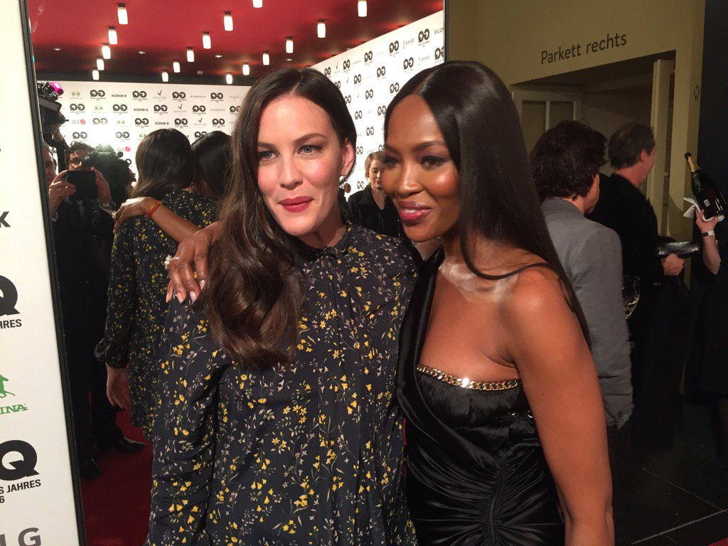 with Naomi Campbell