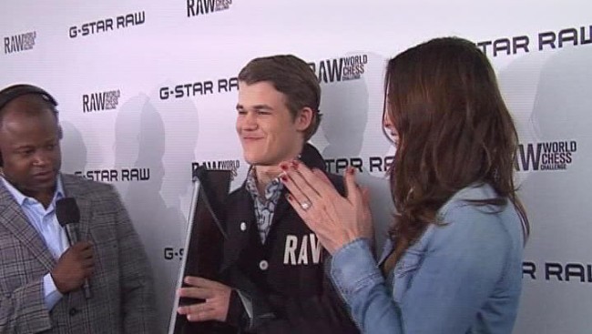 with Magnus Carlsen