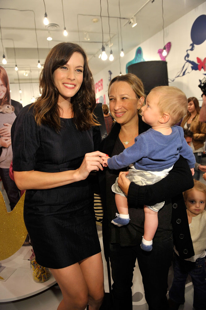 with Jennifer Meyer and her son Otis