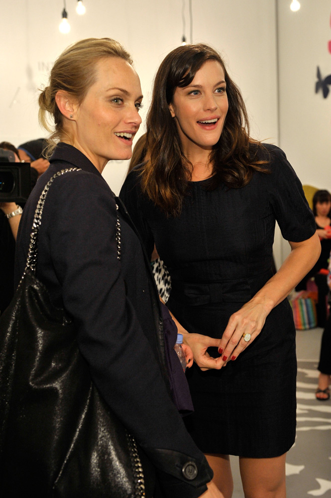 with Amber Valletta