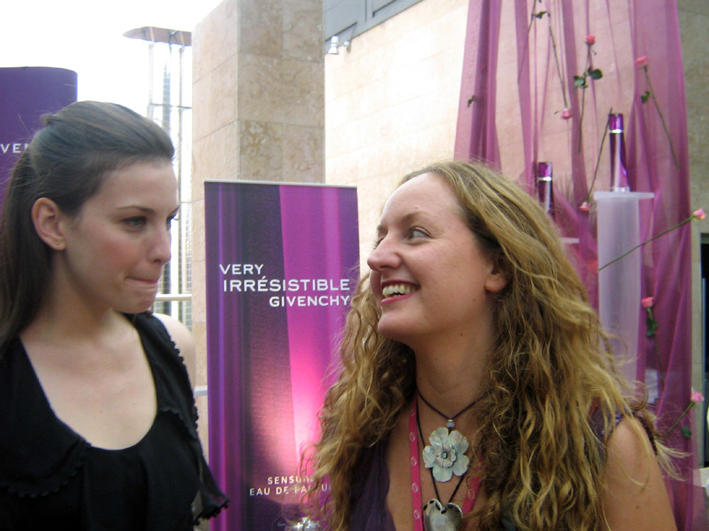 with journalist Elena SolinÃ­s (Photo courtesy of Elena SolinÃ­s)