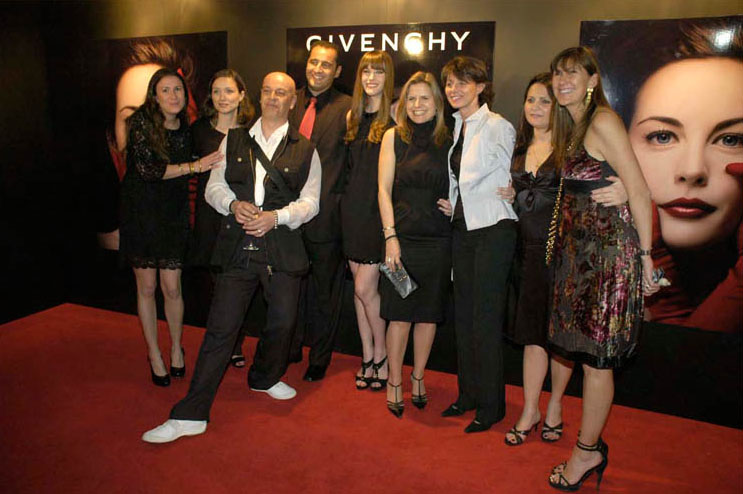 With Nicolas Degennes and Givenchy's staff Courtesy of www.nicolas-degennes.com