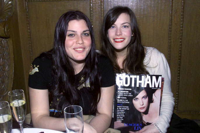 with sister Mia Tyler
