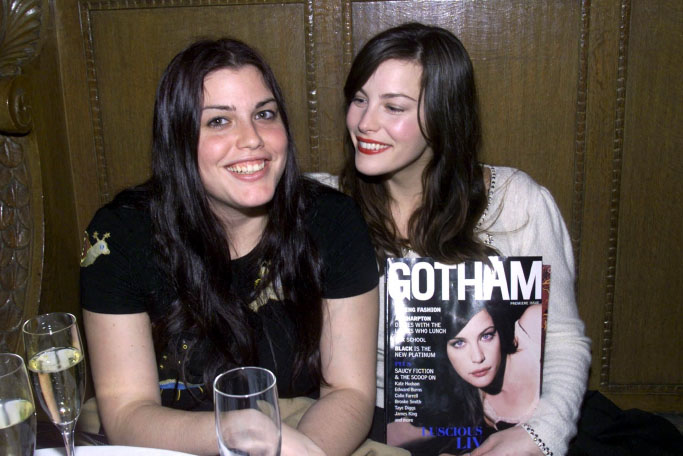 with sister Mia Tyler