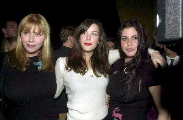 with mom Bebe Buell and sister Mia Tyler