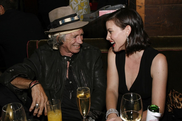 with Keith Richards